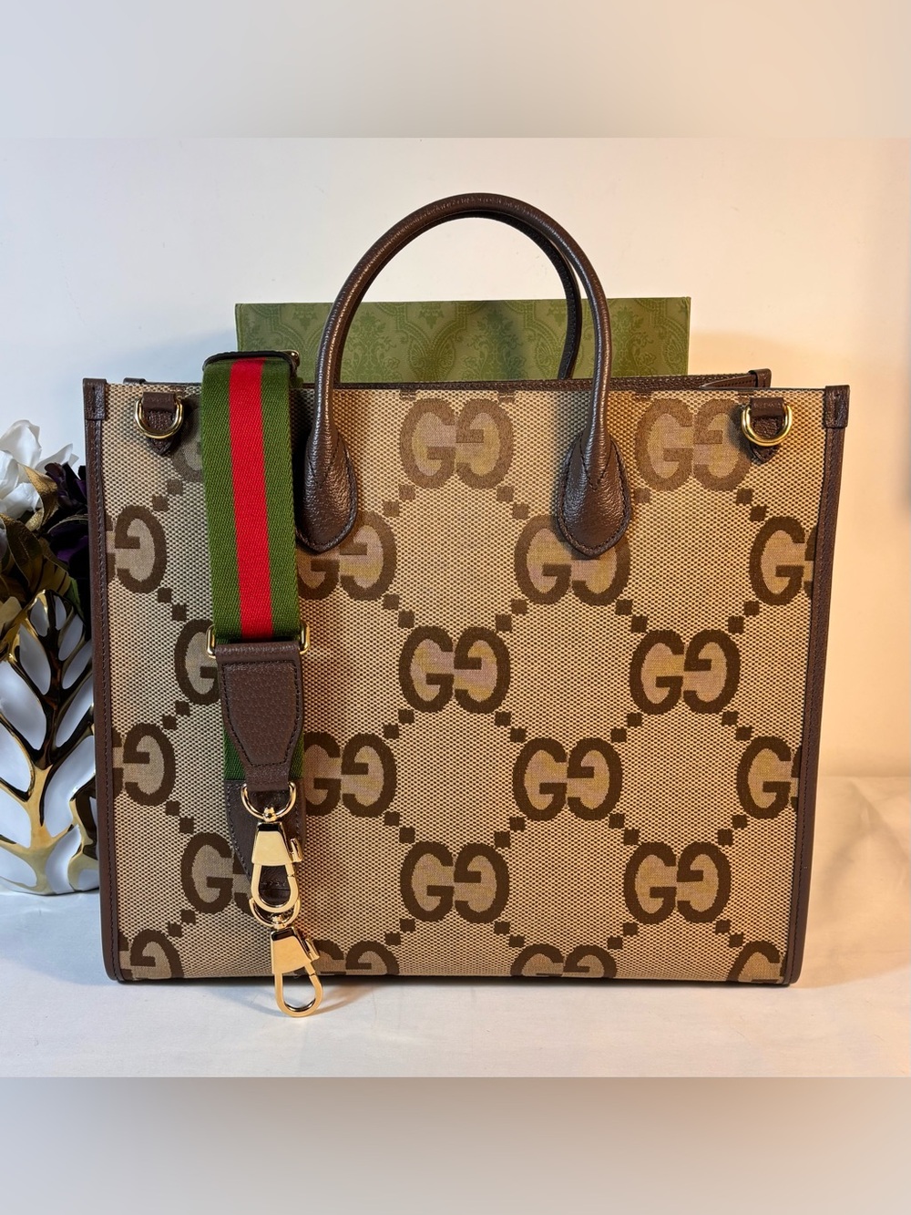 Authentic Gucci Jumbo Tote